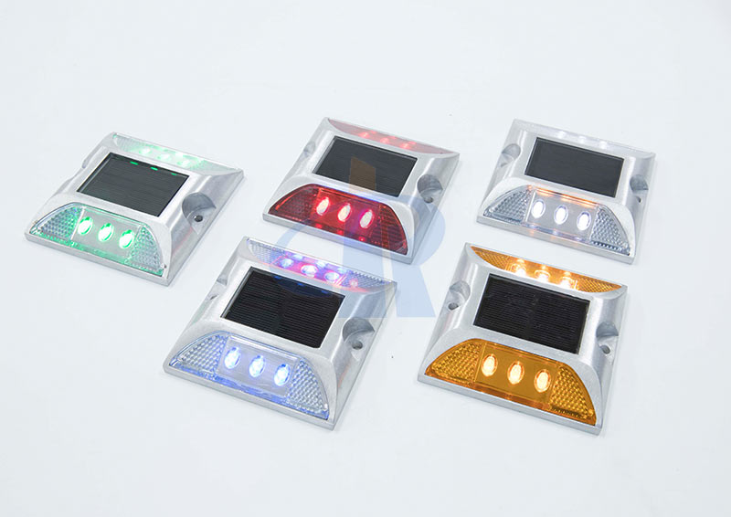 colorful solar cat eye road studs