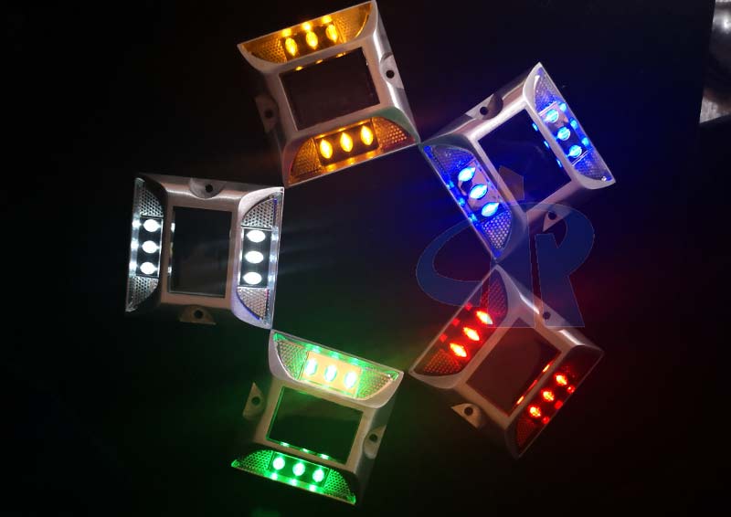 colorful solar led road studs