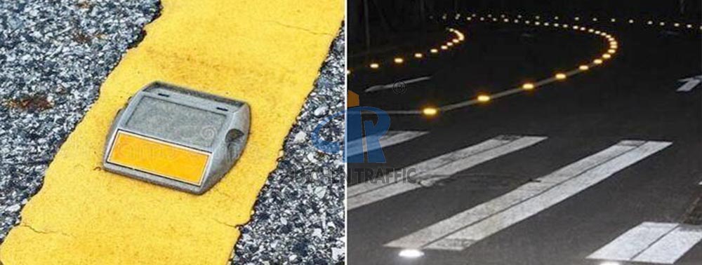 The application and value of Reflective Road Studs on mountain roads